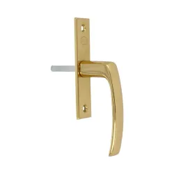 Klamka okienna mosiężna lakierowana trzpień 6mm mod. 120