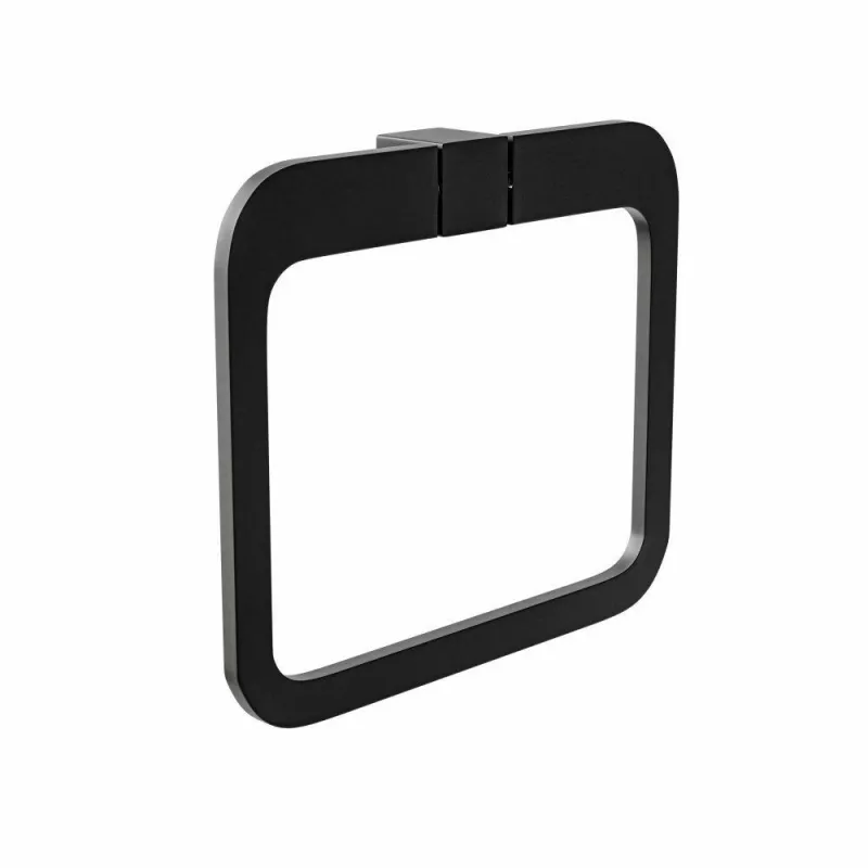 Wieszak na ręczniki 200mm pierścień czarny mod. OMA-4