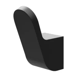 Wieszak łazienkowy pojedynczy 25x50mm czarny mod. OMA-8