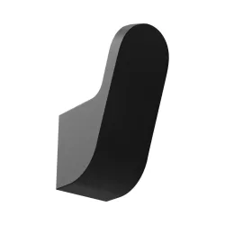 Wieszak łazienkowy pojedynczy 25x50mm czarny mod. OMA-8