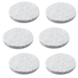 Podkładki filcowe okrągłe 30mm białe 6sztuk mod. 80