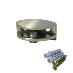 Podpórka półki szklanej 6mm nikiel satyna mod.32