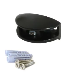 Podpórka półki szklanej 10mm czarna mod.31
