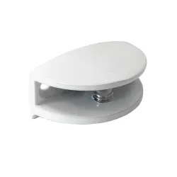 Podpórka półki szklanej 10mm biała mod.31