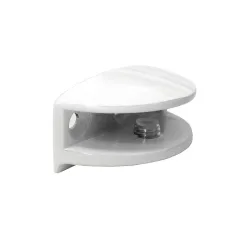 Podpórka półki szklanej 10mm biała mod.31