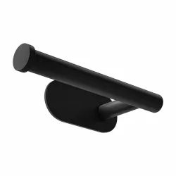 Uchwyt na papier toaletowy 165mm czarny przyklejany mod. EA-3