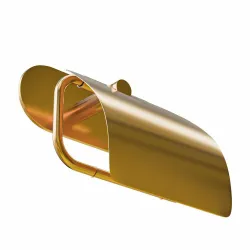 Uchwyt na papier toaletowy z klapką złoty 141mm przyklejany mod. EA-4 (D)