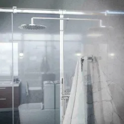 Wieszak łazienkowy 100mm czarny przyklejany mod. EA-5