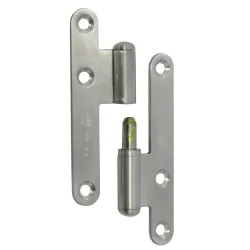 Zawias do drzwi 95x52mm stal nierdzewna INOX rozłączny LEWY (pl) mod. 405