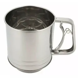 Przesiewacz do mąki, stal szlachetna 12x13cm, 450g Kinghoff