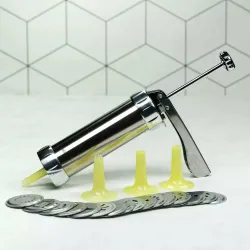 Szpryca cukiernicza 21cm maszynka do ciastek stal Kinghoff