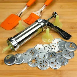 Szpryca cukiernicza 21cm maszynka do ciastek stal Kinghoff