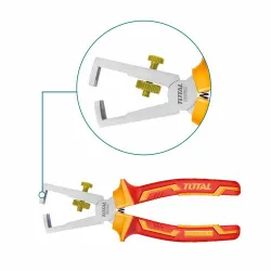 Szczypce izolowane do zdejmowania izolacji z przewodów 160mm THTIP2661 (D)