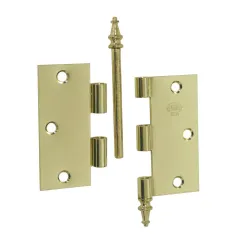 Zawias do drzwi 89x89mm stal mosiądzowany splatany 2szt. mod. 1011