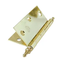 Zawias do drzwi 89x89mm stal mosiądzowany splatany 2szt. mod. 1011