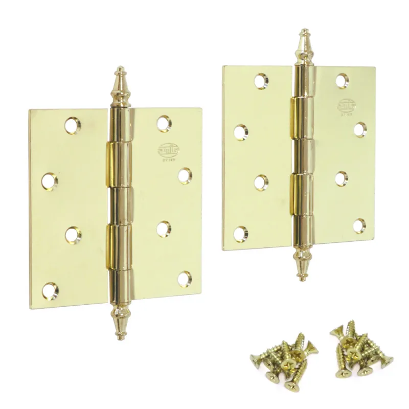 Zawias do drzwi 101,6x101,6mm stal mosiądzowany splatany 2szt. mod.1011