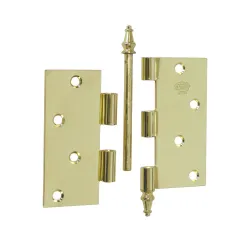 Zawias do drzwi 101,6x101,6mm stal mosiądzowany splatany 2szt. mod.1011