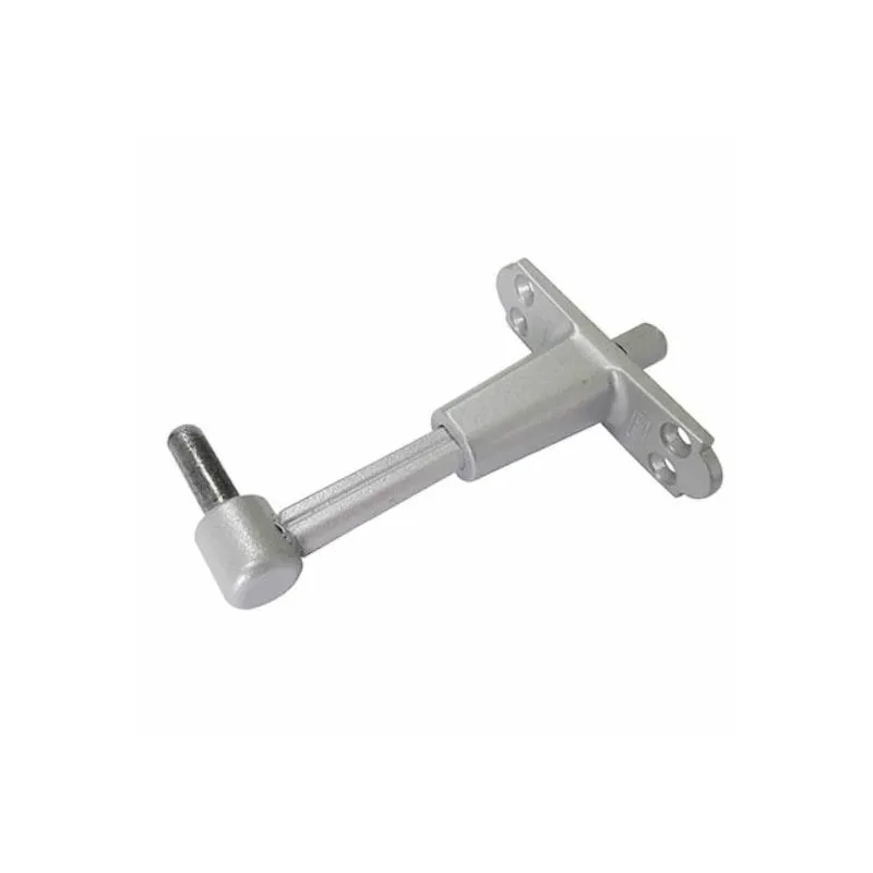 Trzpień zawiasu 9mm regulowany 116-145 szyld 90x25mm srebrny mat AGB