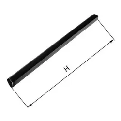 Pręt okiennicy 1800 czarny AGB