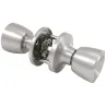Gałka obrotowa podwójna inox do pokoju mod.606