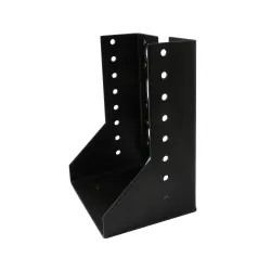 Wspornik wieszak belki 100mm czarny 141x80mm mod. 354