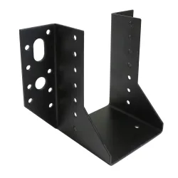 Wspornik wieszak belki 80mm czarny 122x82mm mod. 353