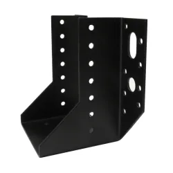 Wspornik wieszak belki 80mm czarny 122x82mm mod. 353