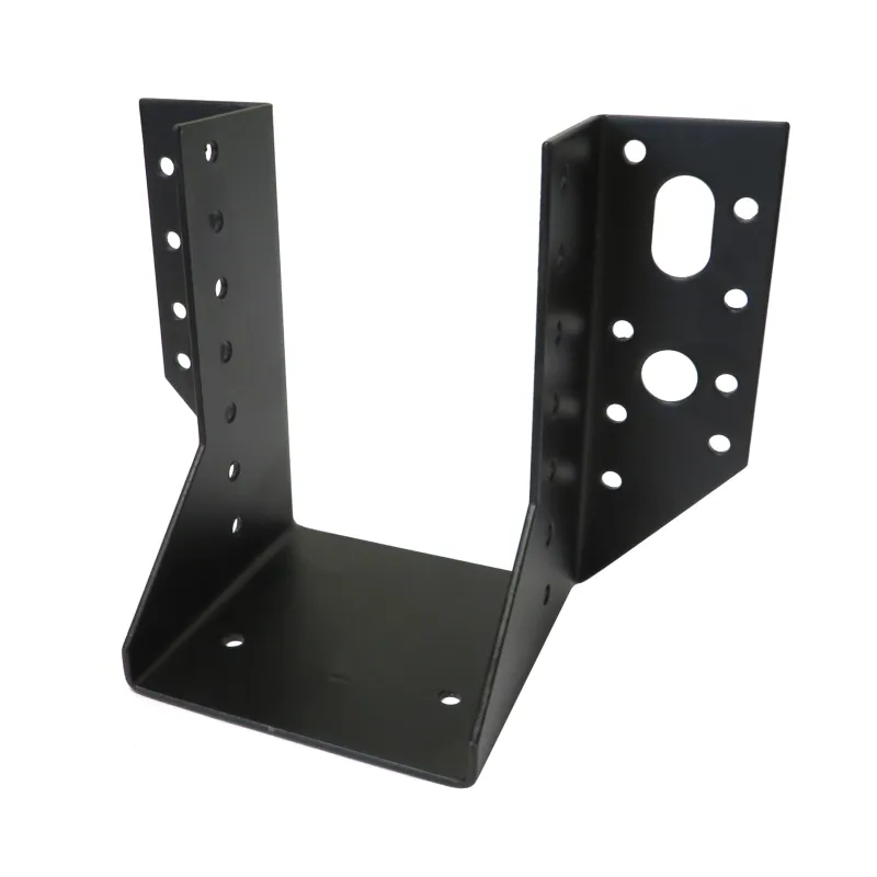 Wspornik wieszak belki 80mm czarny 122x82mm mod. 353