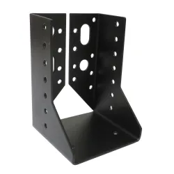 Wspornik wieszak belki 80mm czarny 122x82mm mod. 354