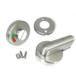 Blokada kabiny WC 53mm Inox wskaźnik otw./zam. mod. 5