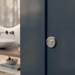 Blokada kabiny WC 53mm Inox wskaźnik otw./zam. mod. 5