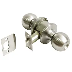 Gałka z zamkiem łazienkowa inox mod. 612