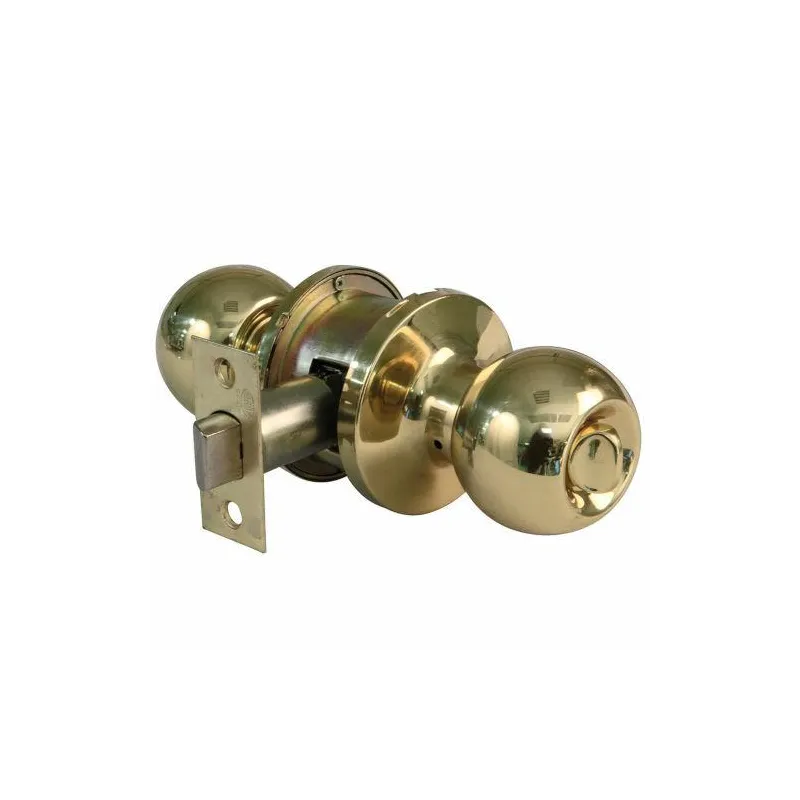 Gałki z mechnizmem zamykania łazienkowe mosiężne polerowane mod.612