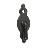Uchwyt meblowy kołatka czarny 28x80mm pionowy mod. 1005