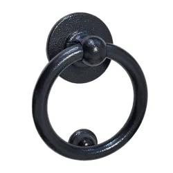 Kołatka Bull Ring Hardex czarny antyk