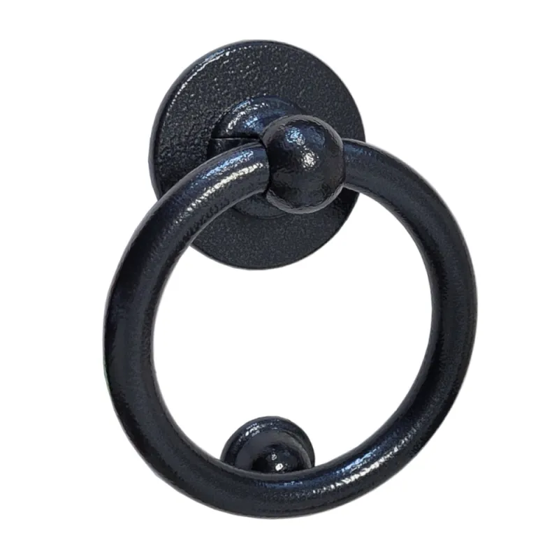 Kołatka Bull Ring Hardex czarny antyk