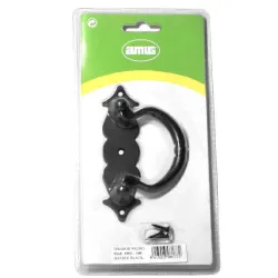 Uchwyt meblowy stalowy kołatka 100x31mm czarny mod. 1003 DIS