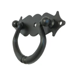 Uchwyt meblowy stalowy kołatka 100x31mm czarny mod. 1003 DIS