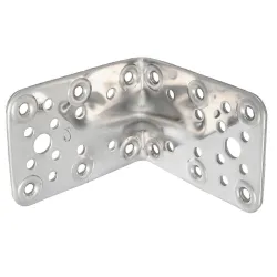 Łącznik kątowy ciesielski 90x65mm stal nierdzewna INOX mod. 301