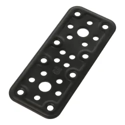 Łącznik płaski ciesielski 120x50mm czarny mod. 500