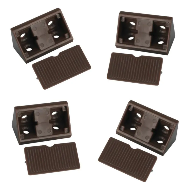 Łącznik meblowy mod. 3 ciemny brąz 4 szt