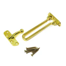 Łańcuch drzwiowy sztywny 120mm mosiądzowany połysk mod. 2