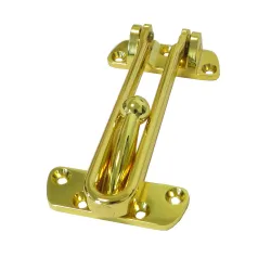 Łańcuch drzwiowy sztywny 120mm mosiądzowany połysk mod. 2