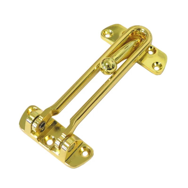 Łańcuch drzwiowy sztywny 120mm mosiądzowany połysk mod. 2