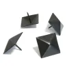 Ćwieki gwoździe ozdobne piramidki 40x40 czarne mod.2 DIS 4szt.