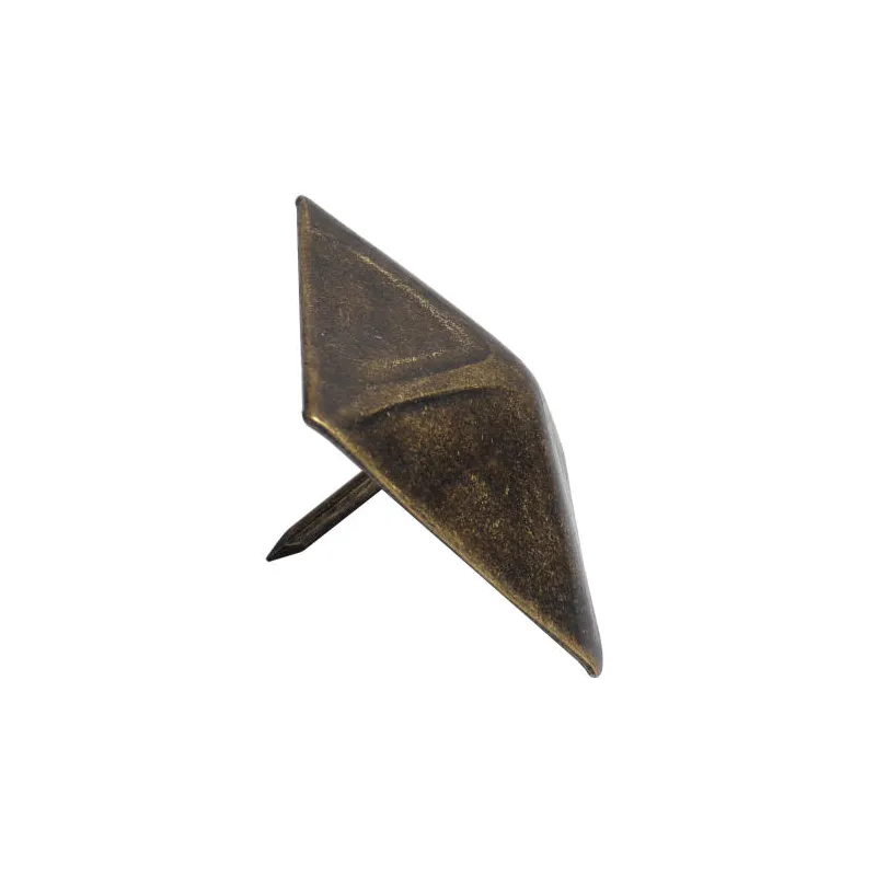 Ćwiek gwóźdź ozdobny piramida 40mm złoto antyczne mod.2