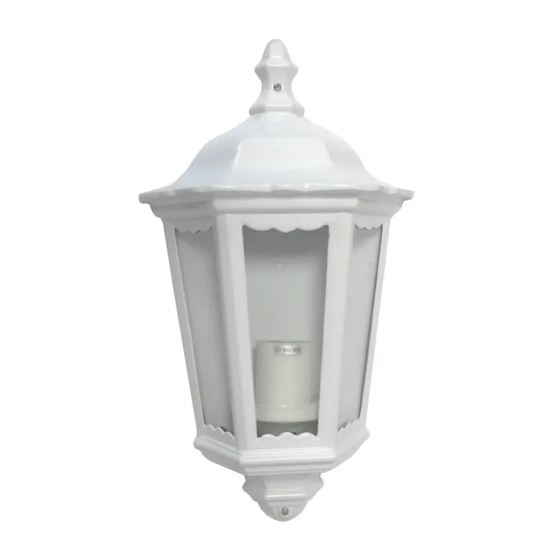 Lampa ogrodowa ścienna biała kinkiet 440x250x120mm mod.5
