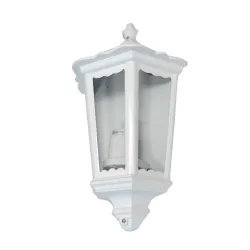 Lampa ogrodowa ścienna biała kinkiet 440x250x120mm mod.5