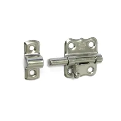 Zasuwka stalowa 30x33mm niklowana mod. 384