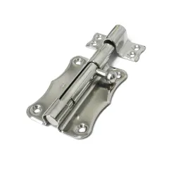 Zasuwka stalowa 85x56mm niklowana mod. 384